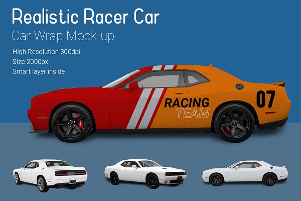 Download Nascar Racer Car Mock-Up