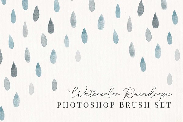 Download Raindrops Photoshop Brush Set