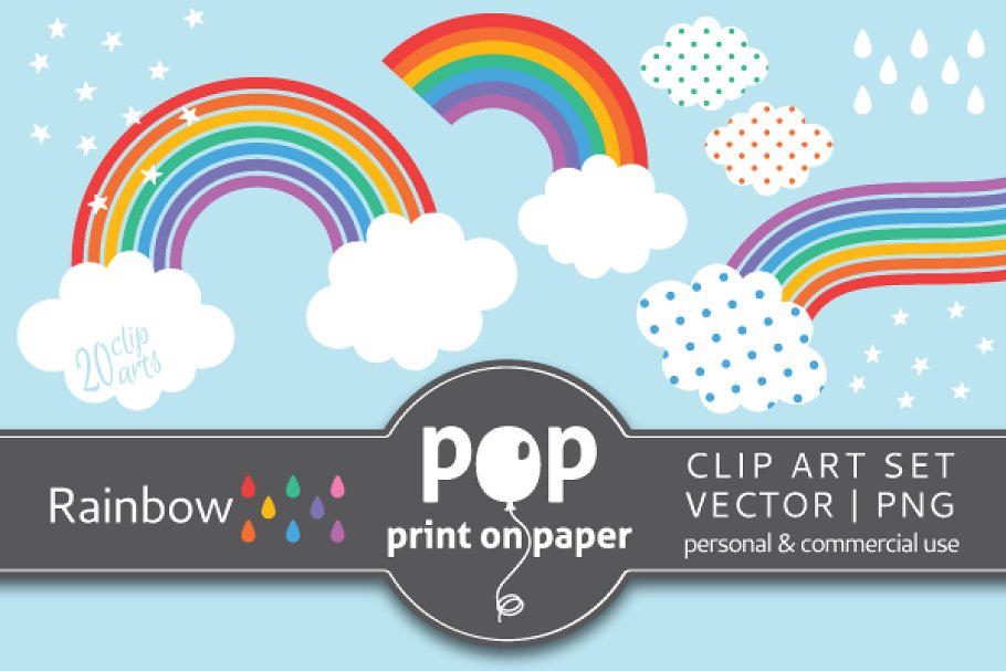 Download Vector Clip Art - Rainbow