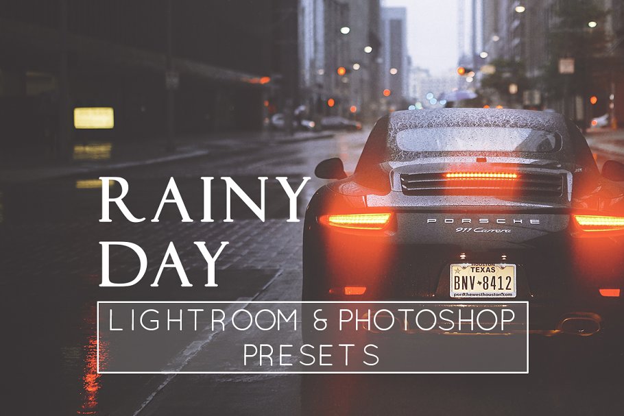 Download 8 Rainy Day LR & PS Presets