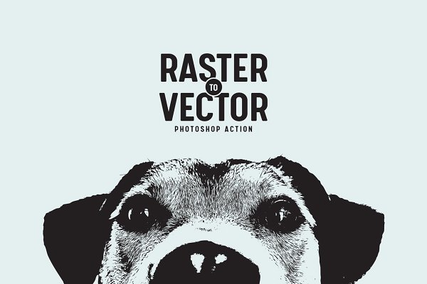 Download Raster to Vector Photoshop Action