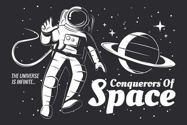 Download Astronaut Illustration.