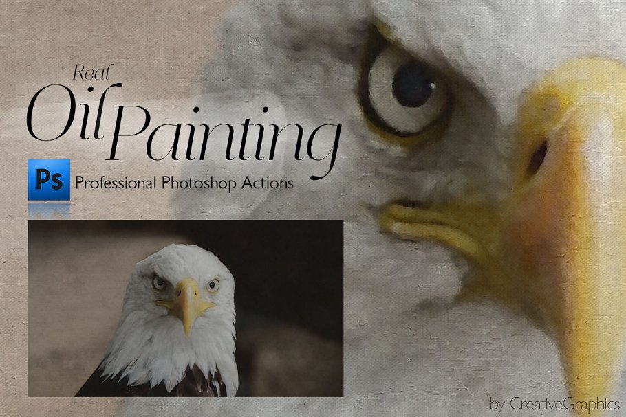 Download Real Oil Painting Photoshop Actions