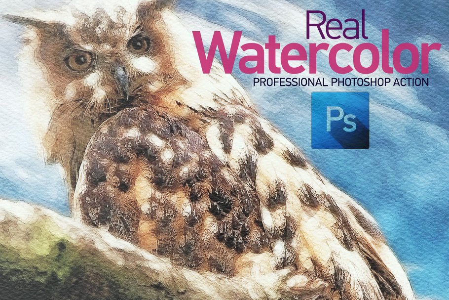 Download Real Watercolor - Photoshop Action
