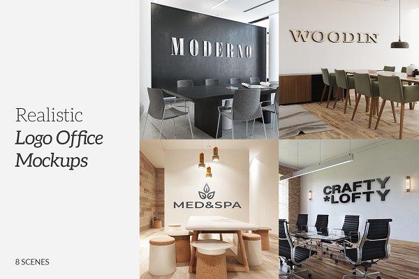 Download 3D Logo Office Mockups