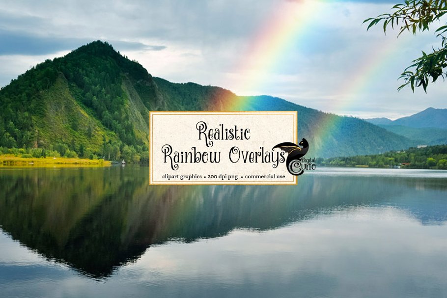 Download Realistic Rainbow Photo Overlays
