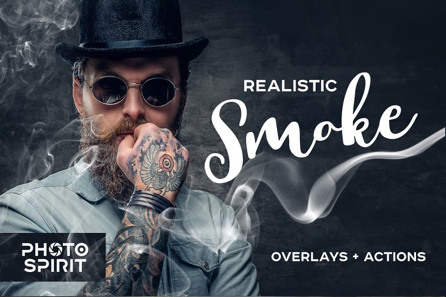 Download Realistic Smoke Overlays Photoshop