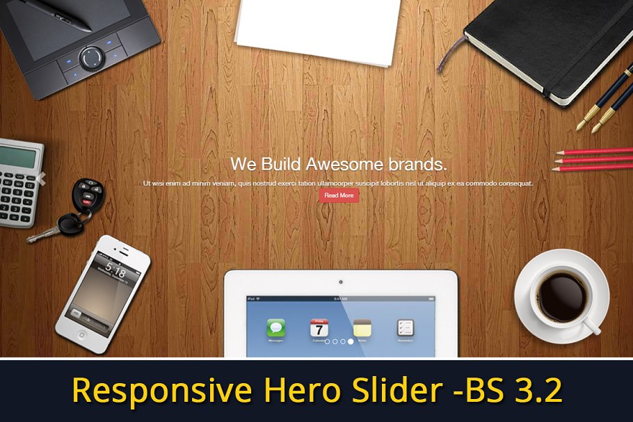 Download Responsive Hero Slider - Bootstrap 3