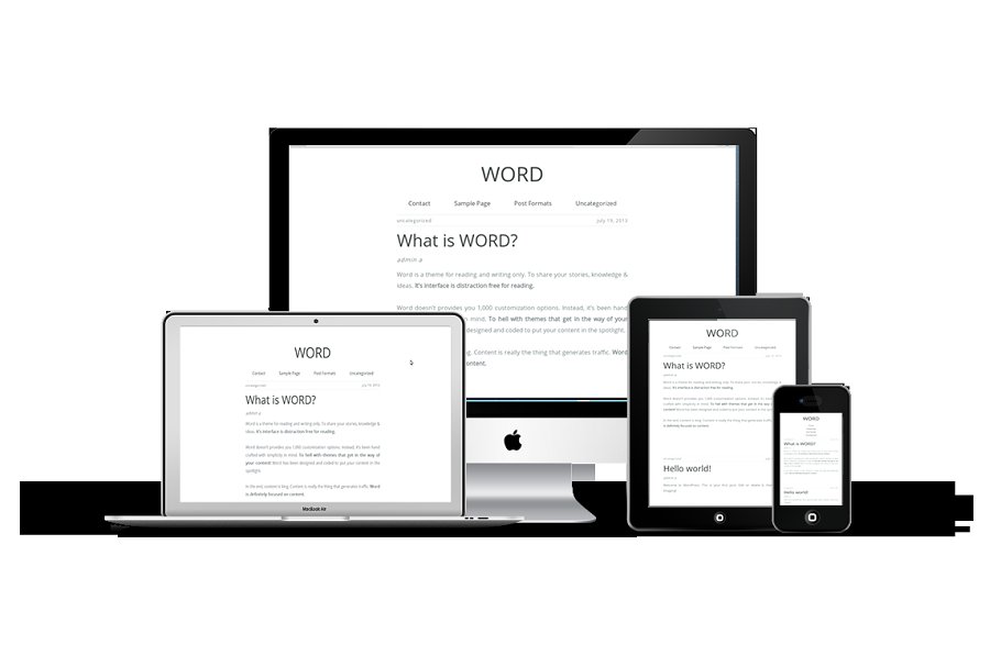 Download Word-Simple & Minimal Blogging Theme