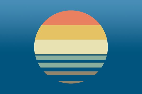 Download Retro Muted Sunset