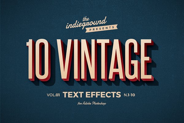 Download Retro Text Effects Vol.1