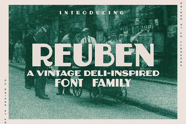 Download Reuben - A Vintage Display Font