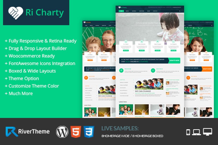Download Ri Charity Fully Responsive Theme