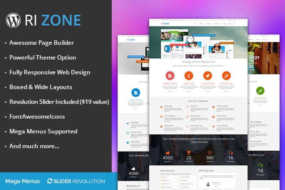Download RI Zone multipurpose wordpress theme