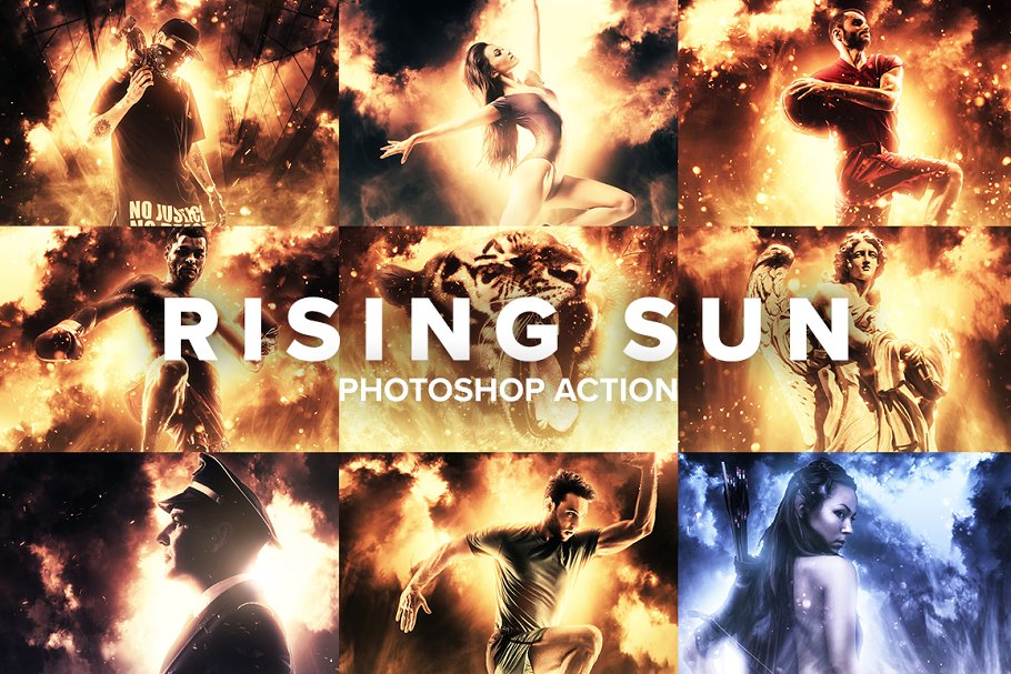 Download Rising Sun Photoshop Action