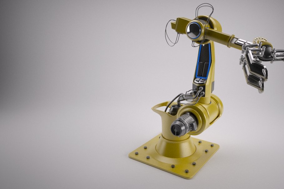 Download Industrial Robot Arm [Rigged]