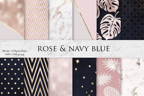 Download Valentine Rose Gold Marble Textures