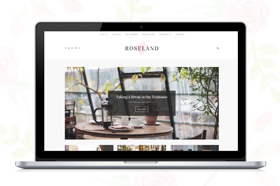 Download Roseland - A WP Blog theme