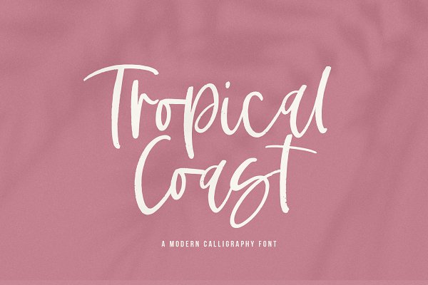 Download Tropical Coast | Handwritten Font