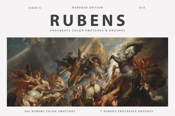 Download Rubens' Art Procreate Brushes