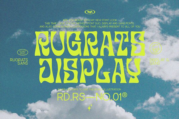 Download Rugrats font duo + badge