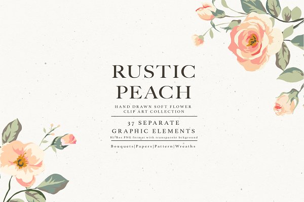 Download Flower Collection-Rustic Peach
