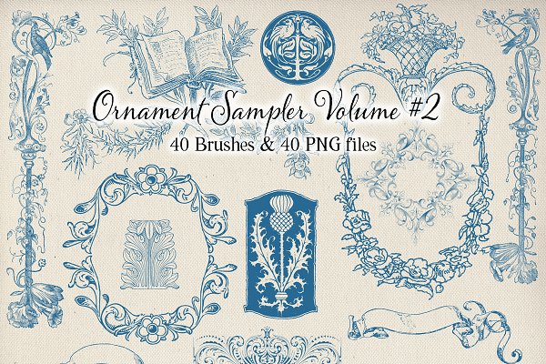 Download Decorative Ornament Sampler - Vol. 2