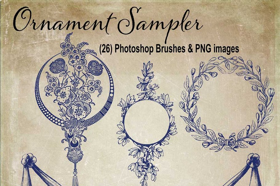 Download Decorative Ornament Sampler Brushes
