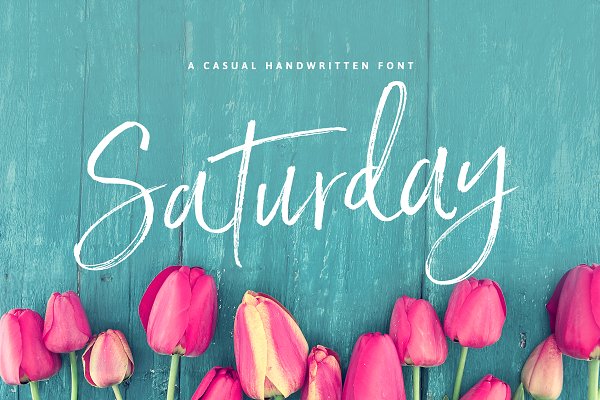 Download Saturday Script Brush Font