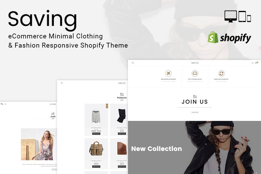 Download Saving Fashion Cloth Shopify Theme