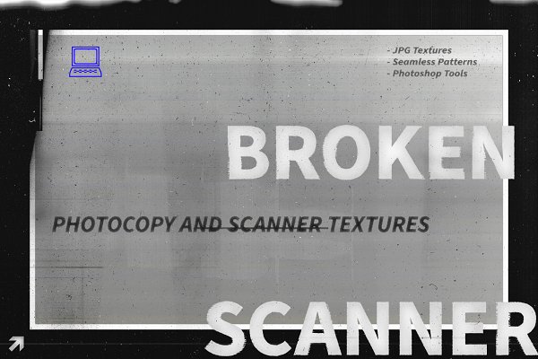 Download Broken Scanner - Photocopy Textures
