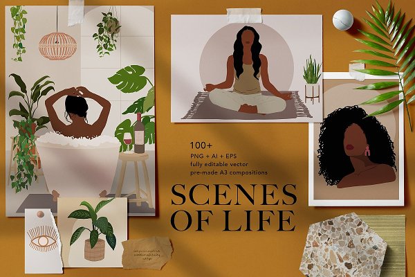 Download Scenes of Life -Create Your Wall Art