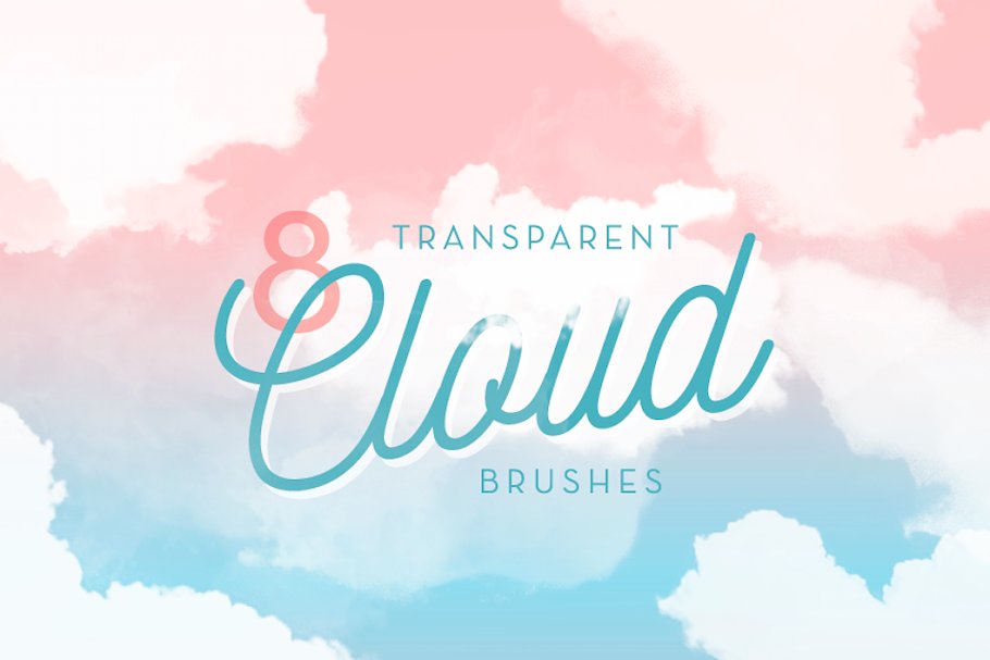Download 8 Transparent Cloud Brushes