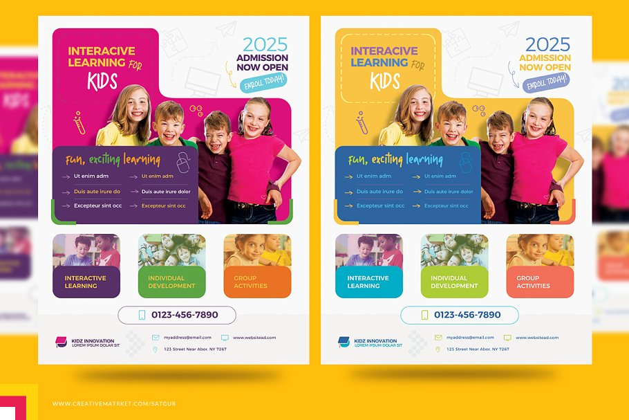 Download Kids Education Flyer Template