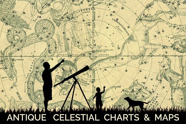 Download Antique Celestial Charts & Maps