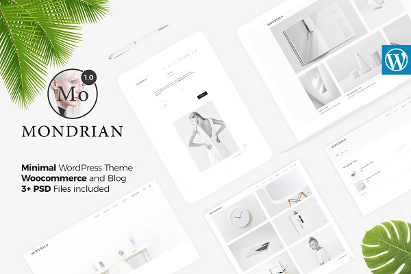 Download Mondrian - Minimal Blog and Store