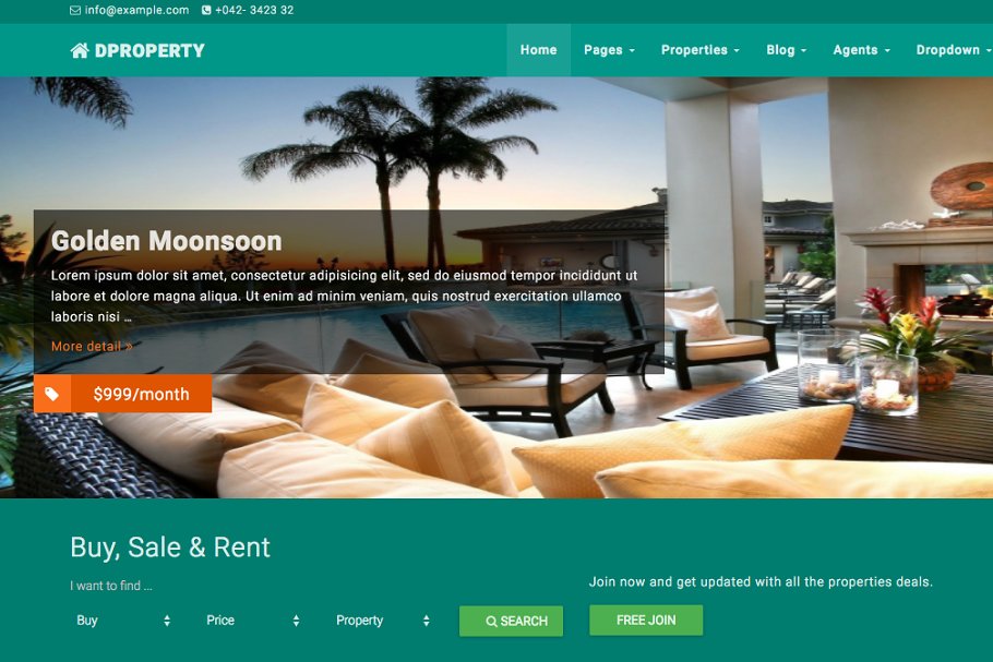 Download DProperty - Property Listing Theme