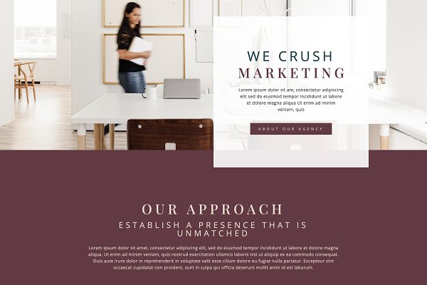 Download Persephone // Elegant One-Page Site