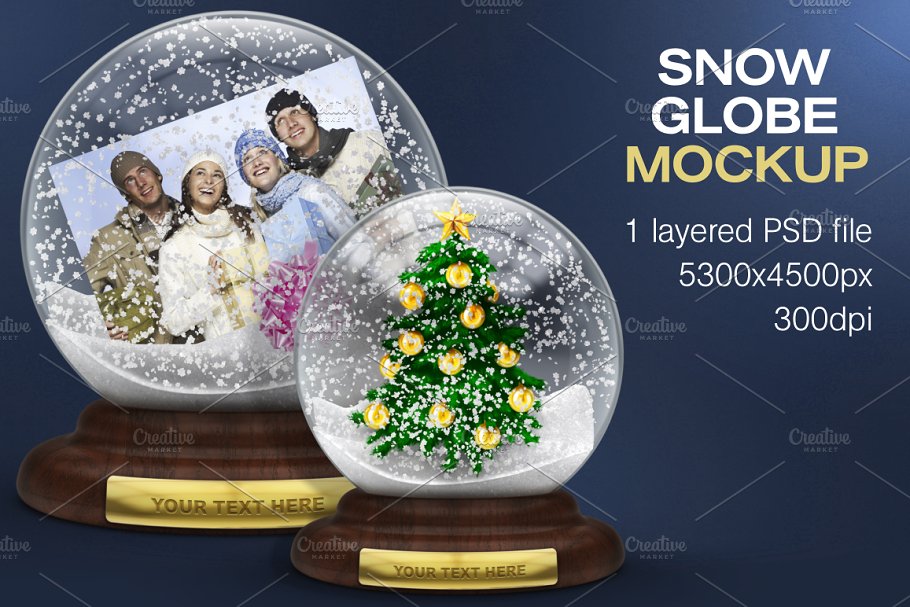Download Snow Globe Mockup