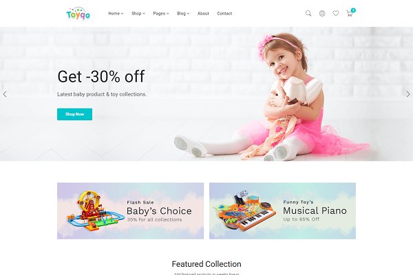 Download Toyqo - Kids Store HTML5 Template