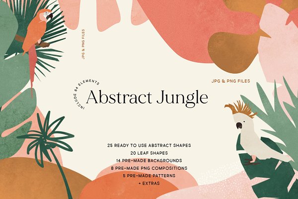 Download Abstract Jungle Shapes&Compositions