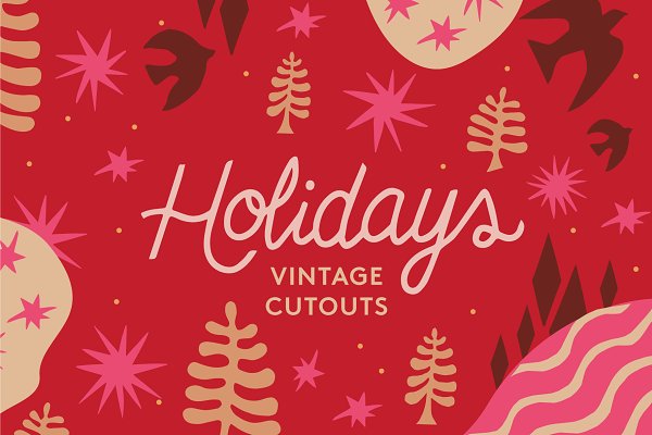 Download Christmas Vintage Cutouts