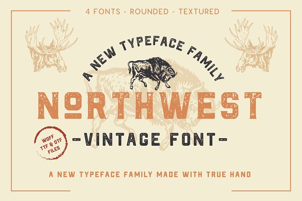 Download The Northwest - Vintage Type Family