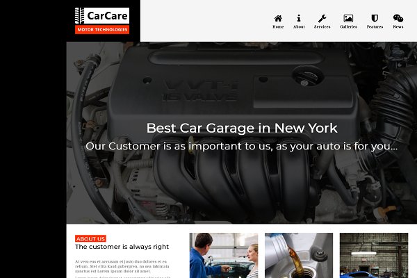 Download Carcare - Auto Mechanic WP Theme