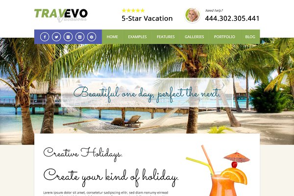 Download Travevo - WordPress Vacation Theme