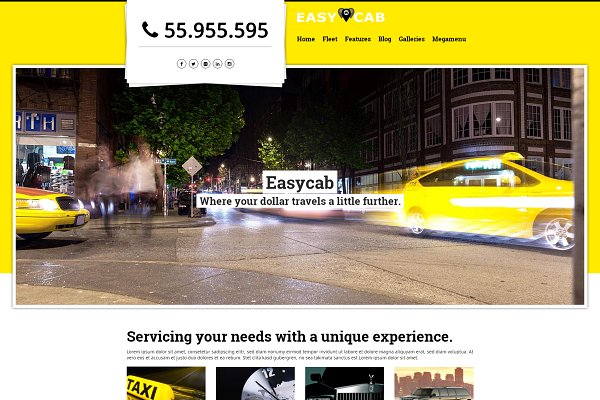 Download Easycab - Taxi WordPress Theme