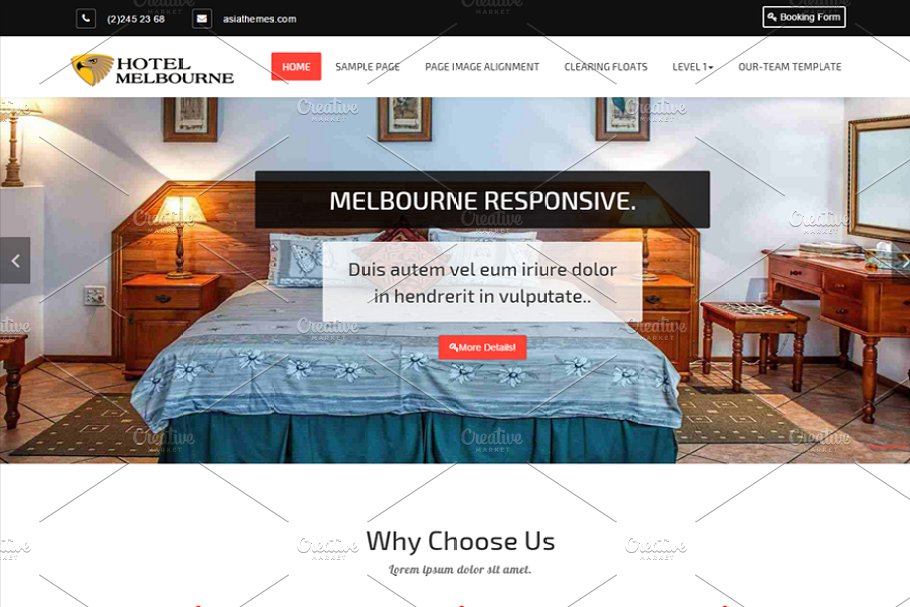 Download Hotel-Melbourne WordPress theme