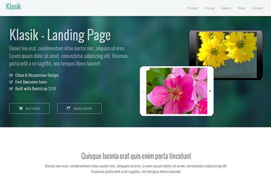 Download Klasik - Landing Page