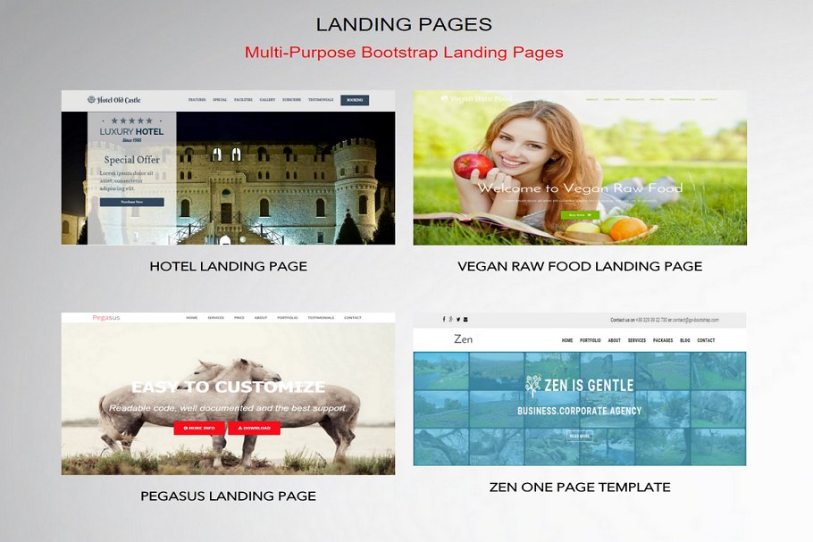 Download Landing Pages – One Page Template