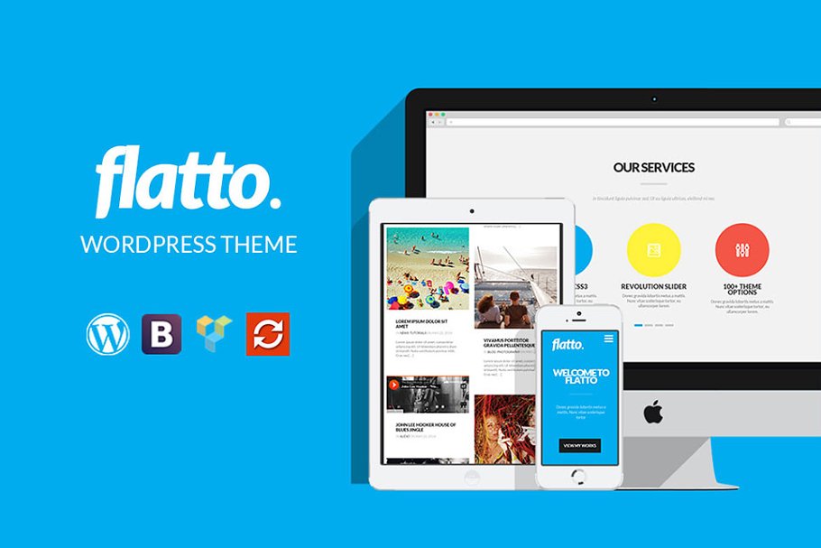 Download Flatto - Creative WordPress theme